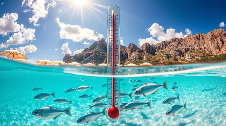 existe t il des différences significatives de température de l'eau et d'état de la mer entre les côtes est et ouest de la s