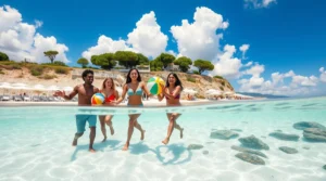 où se trouvent les plages de sable blanc en sardaigne
